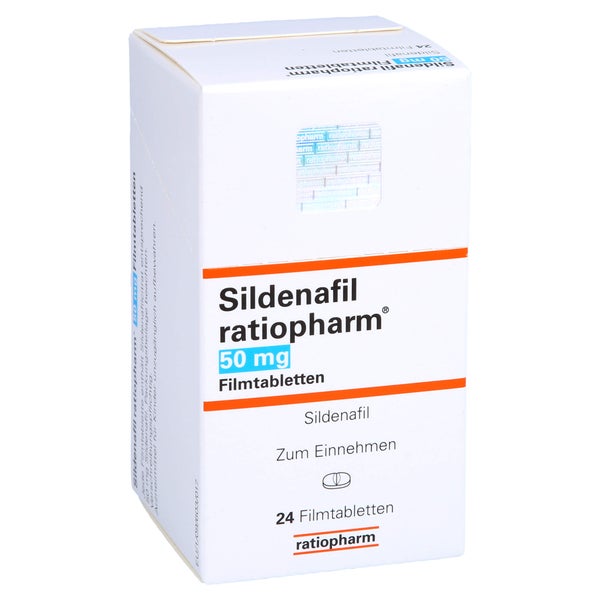 SILDENAFIL ratiopharm 50 mg Filmtabletten 24 St