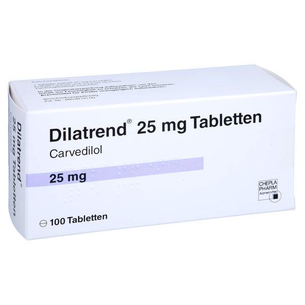 Dilatrend 25 mg Tabletten 100 St