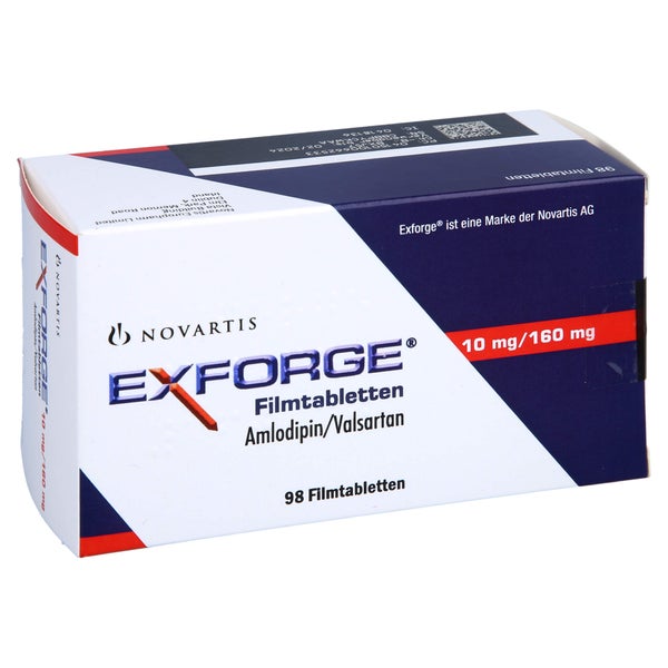 Exforge 10 Mg/160 mg Filmtabletten 98 St
