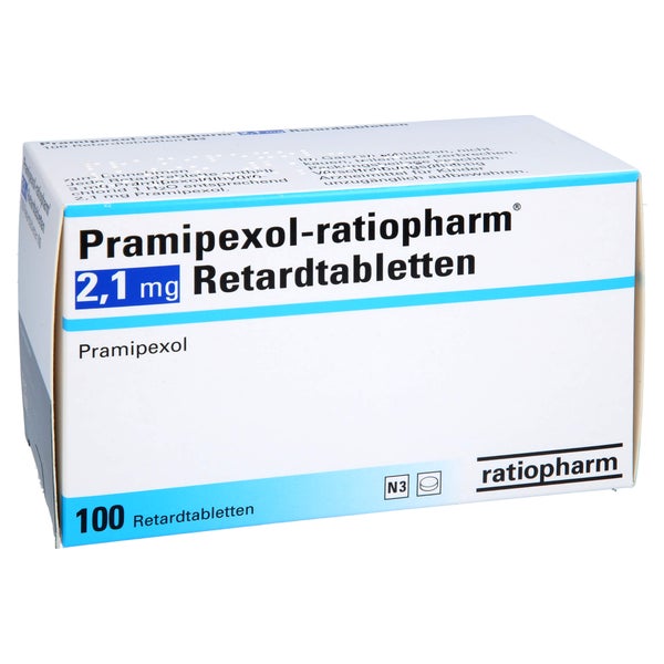 PRAMIPEXOL-ratiopharm 2,10 mg Retardtabletten 100 St