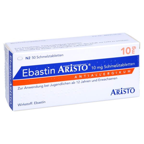 Ebastin Aristo 10 mg Schmelztabletten 50 St