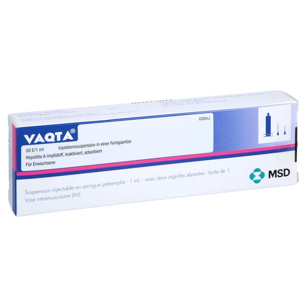 VAQTA 50 E/1 ml Injektionssuspension Fertigspr. 1 ml
