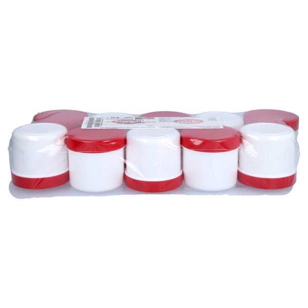 Salbenkruke weiß 75 g m.Schraubdeckel ro 10 St