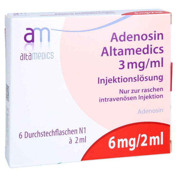 ADENOSIN Altamedics 3 mg/ml Injektionslösung 6X2 ml