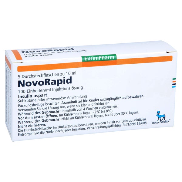 NOVORAPID 100 E/ml Injektionslösung i.e.Dsfl. 5X10 ml