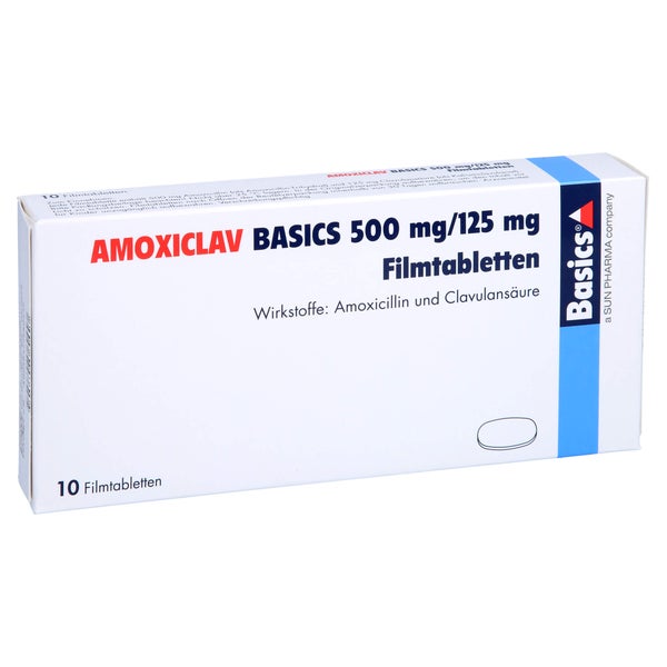 AMOXICLAV BASICS 500 mg/125 mg Filmtabletten 10 St