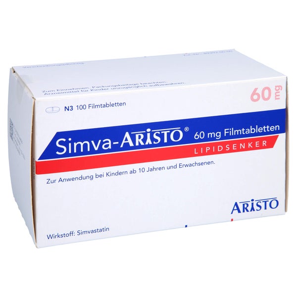 Simva Aristo 60 mg Filmtabletten 100 St