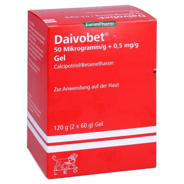 Daivobet 50 Mikrogramm/g + 0,5 mg/g Gel 120 g