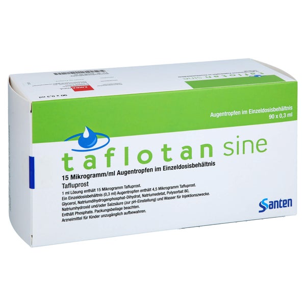 TAFLOTAN sine 15 µg/ml Augentr.im Einzeldosisbeh. 90X0,3 ml