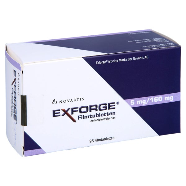 Exforge 5 Mg/160 mg Filmtabletten 98 St