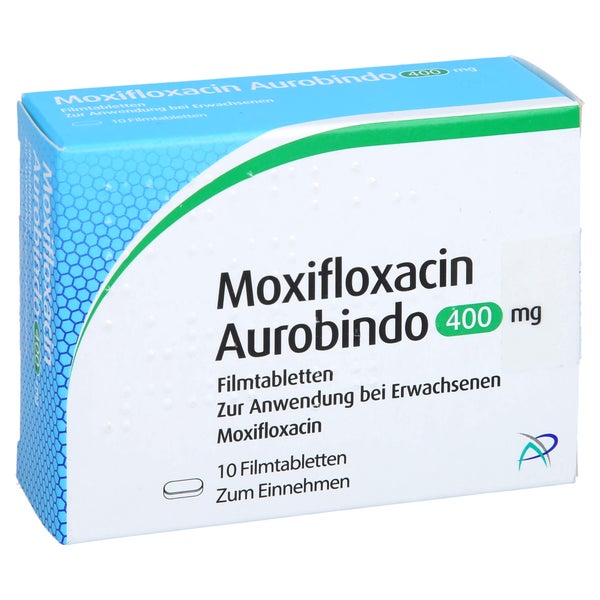 MOXIFLOXACIN Aurobindo 400 mg Filmtabletten 10 St