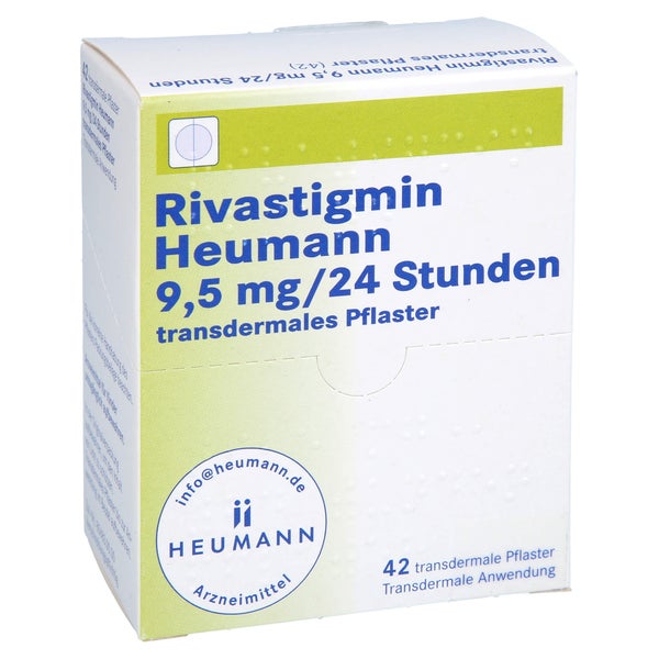RIVASTIGMIN Heumann 9,5 mg/24 Std. transd.Pflaster 42 St
