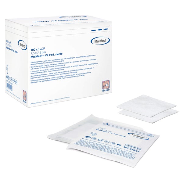 Maimed VK Pad Vlieskompressen steril 7,5 100 St