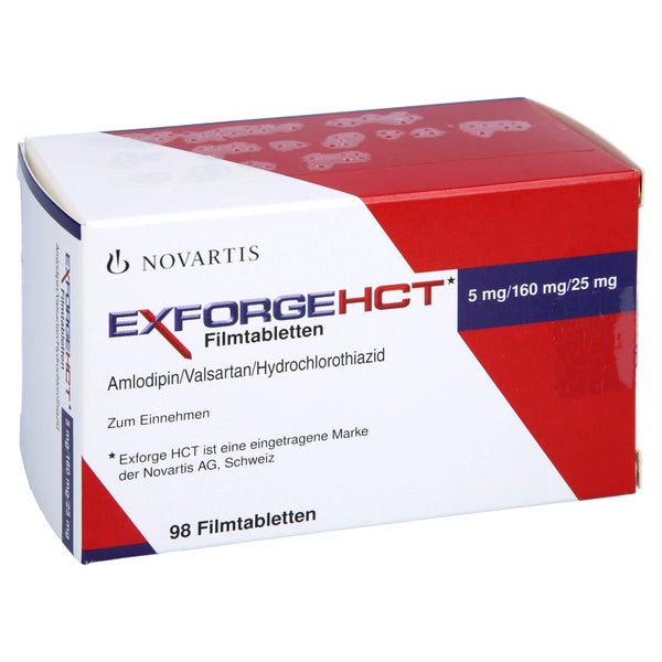 EXFORGE HCT 5 mg/160 mg/25 mg Filmtabletten 98 St