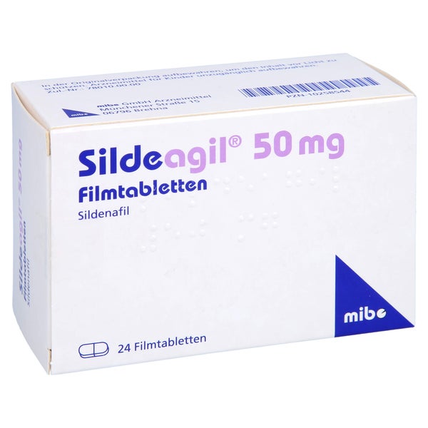 Sildeagil 50 mg Filmtabletten 24 St