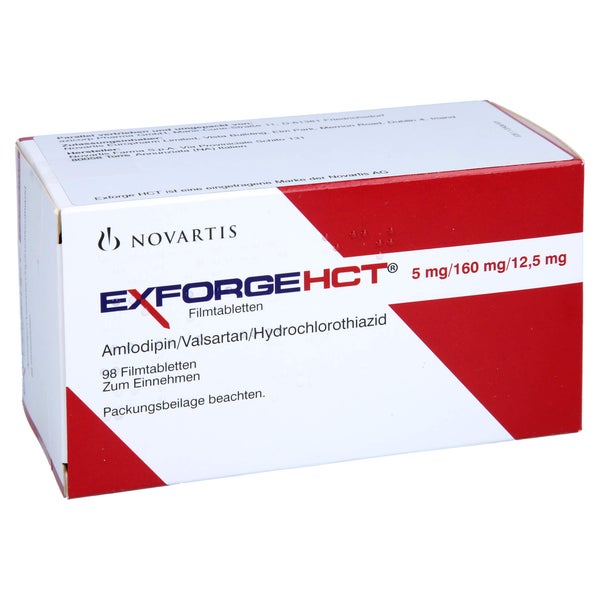 EXFORGE HCT 5 mg/160 mg/12,5 mg Filmtabletten 98 St