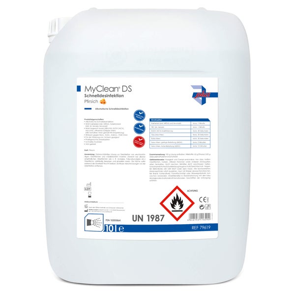Myclean DS Schnelldesinfektion Pfirsich 10 l