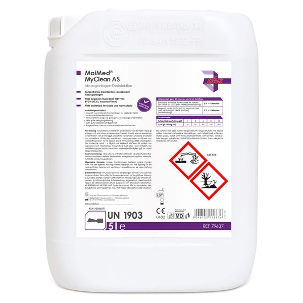 Myclean AS Absauganlagen Desinfektion Se 5 l