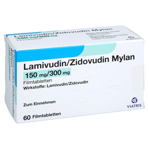 LAMIVUDIN/Zidovudin Mylan 150 mg/300 mg Filmtabl. 60 St