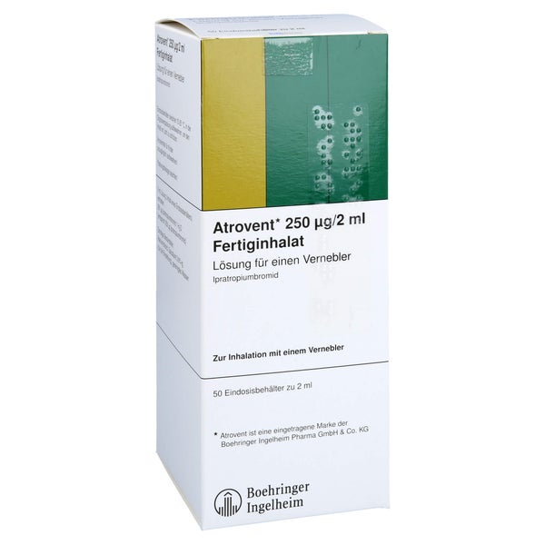 ATROVENT 250 µg/2 ml Fert.Inhal.Eindosisbehält. 50X2 ml