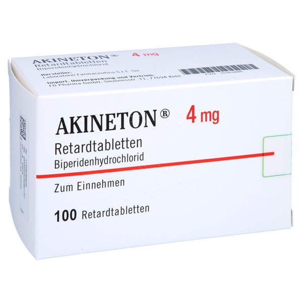 Akineton 4 mg Retardtabletten 100 St