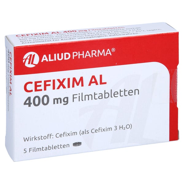 Cefixim AL 400 mg Filmtabletten 5 St