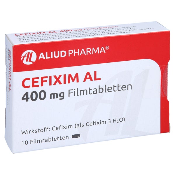 Cefixim AL 400 mg Filmtabletten 10 St
