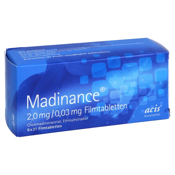 Madinance 2,0 Mg/0,03 mg Filmtabletten 6X21 St