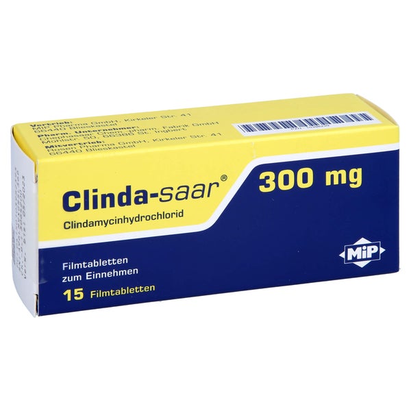 Clinda-saar 300 mg Filmtabletten 15 St