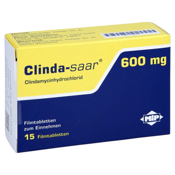 Clinda-saar 600 mg Filmtabletten 15 St