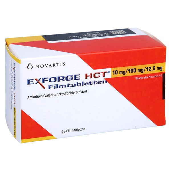 EXFORGE HCT 10 mg/160 mg/12,5 mg Filmtabletten 98 St