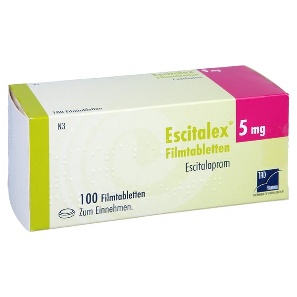 Escitalex 5 mg Filmtabletten 100 St