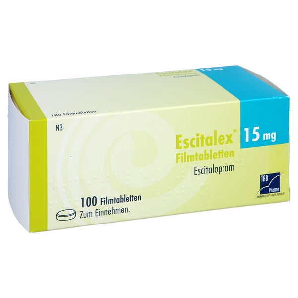 Escitalex 15 mg Filmtabletten 100 St