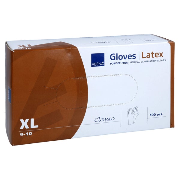 Latex-handschuhe Classic Natur Puderfrei Xl 100 St