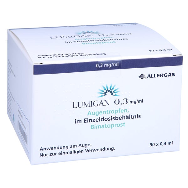 LUMIGAN 0,3 mg/ml Augentropfen im Einzeldosisbeh. 90X0,4 ml