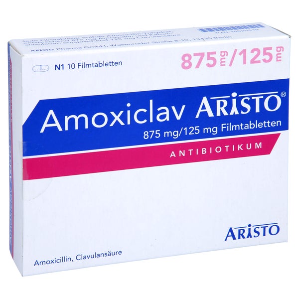 AMOXICLAV Aristo 875 mg/125 mg Filmtabletten 10 St