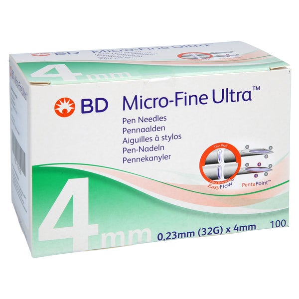 BD Micro-fine Ultra Pen-Nadeln 0,23x4 mm 100 St