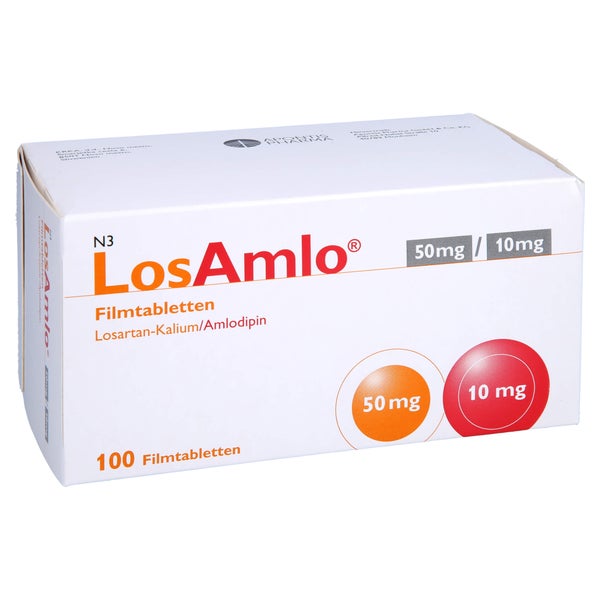Losamlo 50 Mg/10 mg Filmtabletten 100 St