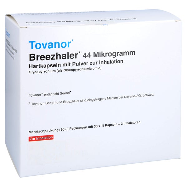 TOVANOR Breezhaler 44 µg Hartkaps.m.Plv.z.Inhal. 3X30 St