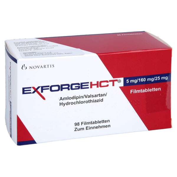 EXFORGE HCT 5 mg/160 mg/25 mg Filmtabletten 98 St