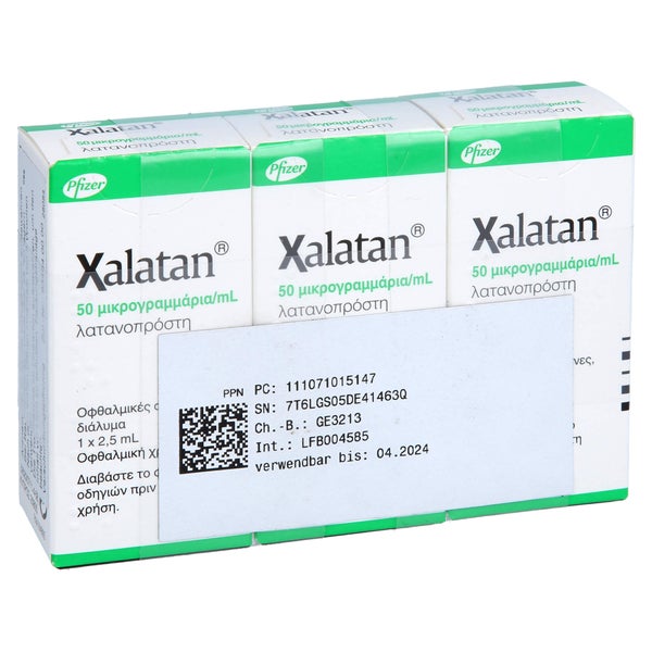 Xalatan 0,005% Augentropfen 3X2,5 ml