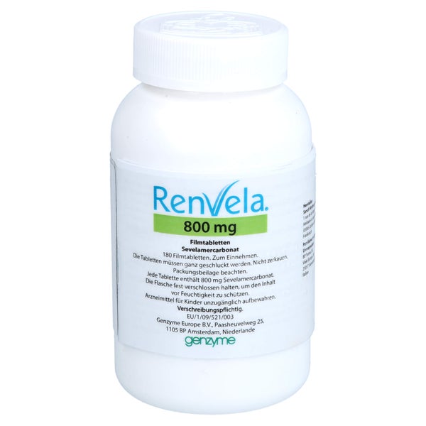 Renvela 800 mg Filmtabletten 180 St