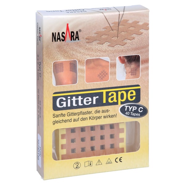 Nasara Gitter Tape Type C 44x52 mm 20x2 1X40 St