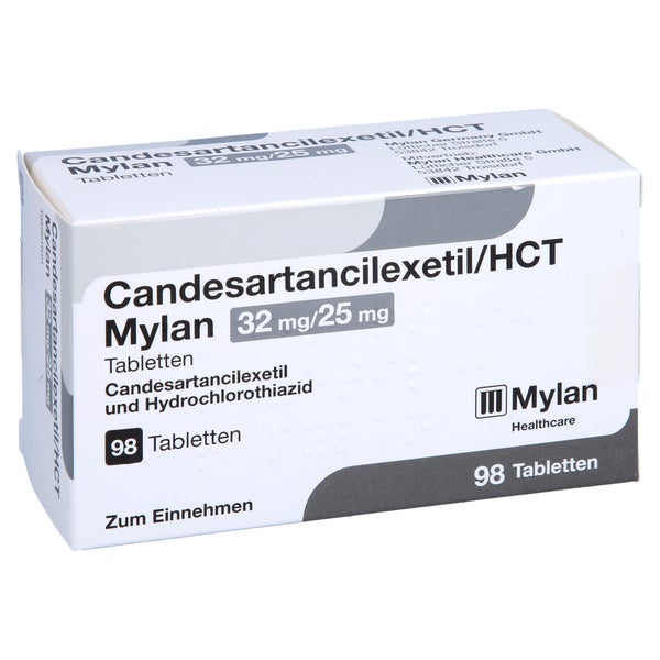 CANDESARTANCILEXETIL/HCT Mylan 32 mg/25 mg Tabl. 98 St