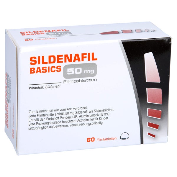 Sildenafil Basics 50 mg Filmtabletten 60 St