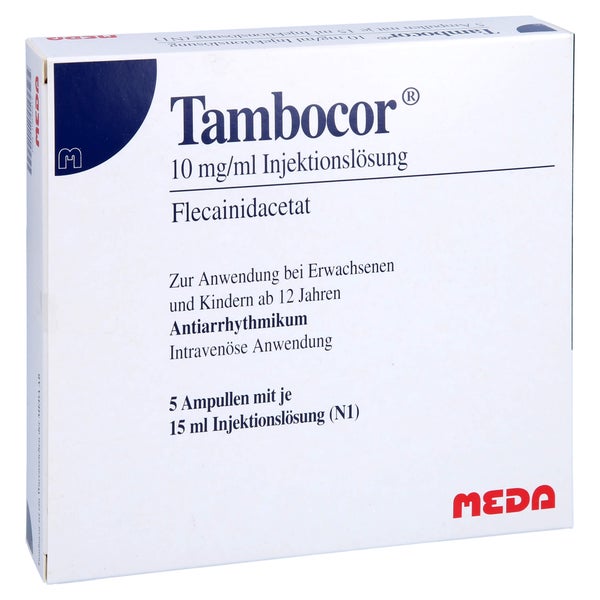 TAMBOCOR 10 mg/ml Injekltionslösung 15 ml/Amp. 5 St