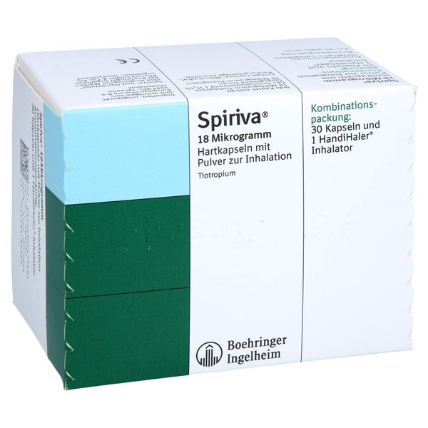 SPIRIVA 18 µg Hartkaps.m.Plv.z.Inhalat.+HandiHaler 30 St