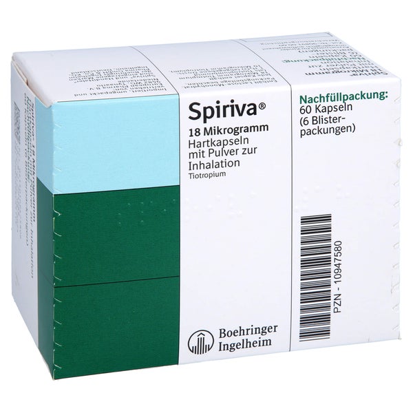 SPIRIVA 18 µg Hartkaps.m.Plv.f.HandiHaler Nachfüll 60 St
