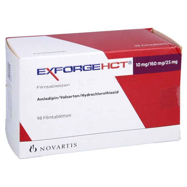 EXFORGE HCT 10 mg/160 mg/25 mg Filmtabletten 98 St