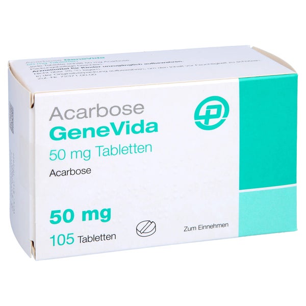 Acarbose Genevida 50 mg Tabletten 105 St